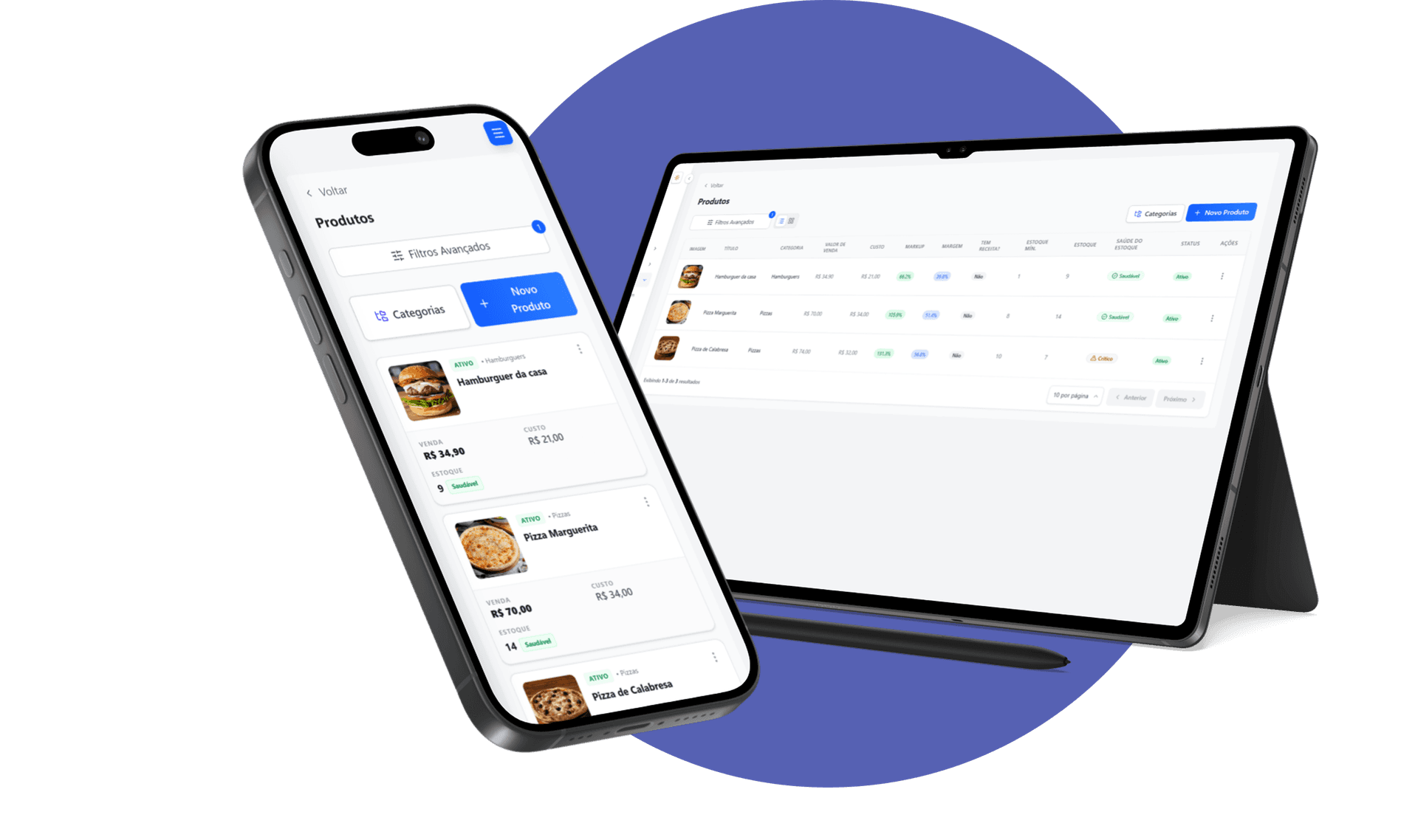 Controle Produtos no Yonto