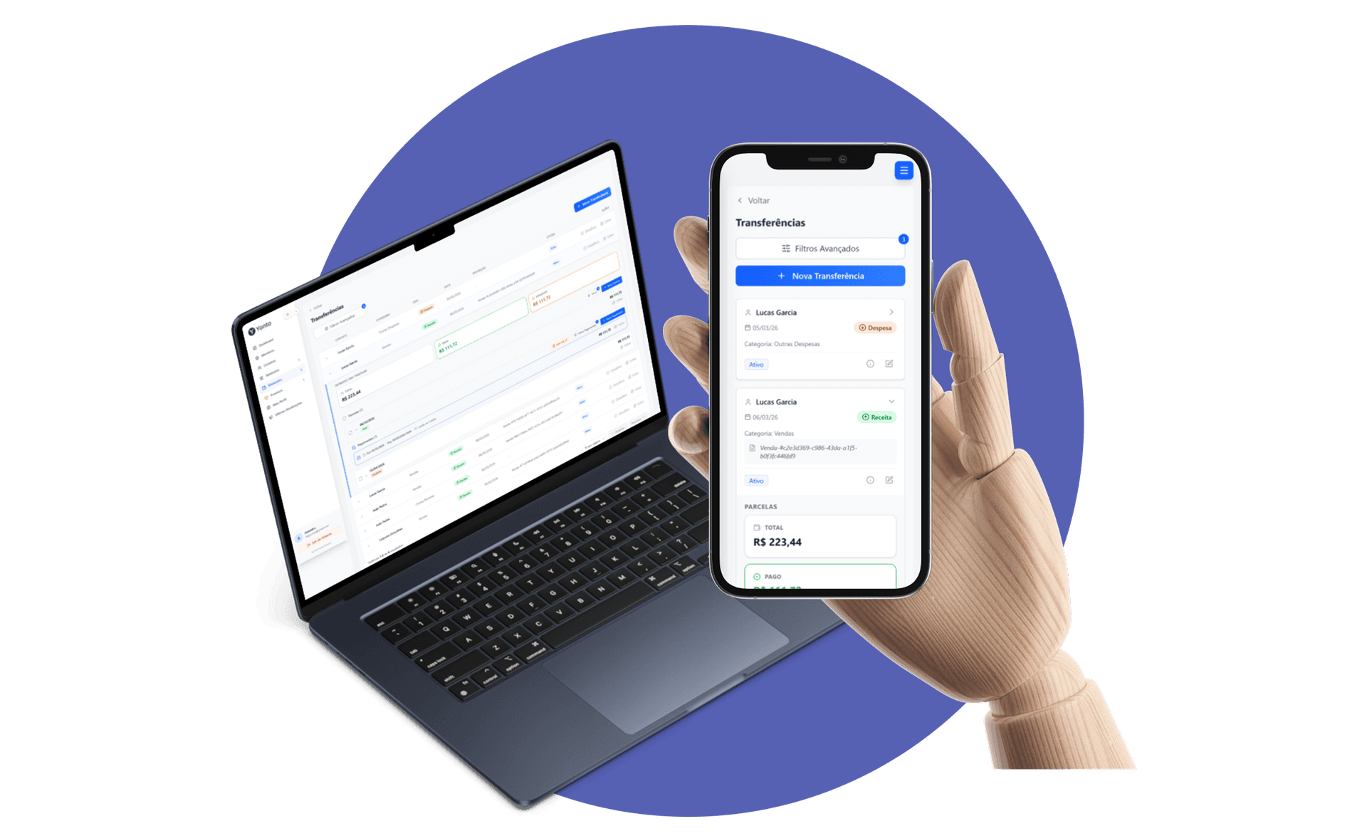 Controle Financeiro no Yonto